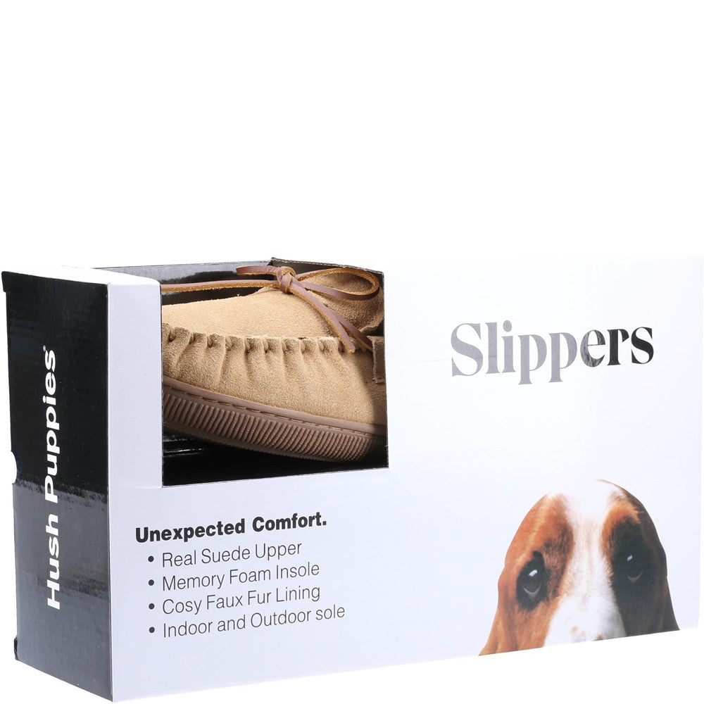Mens Hush Puppies Tan Ace Slipper Hush Puppies UK