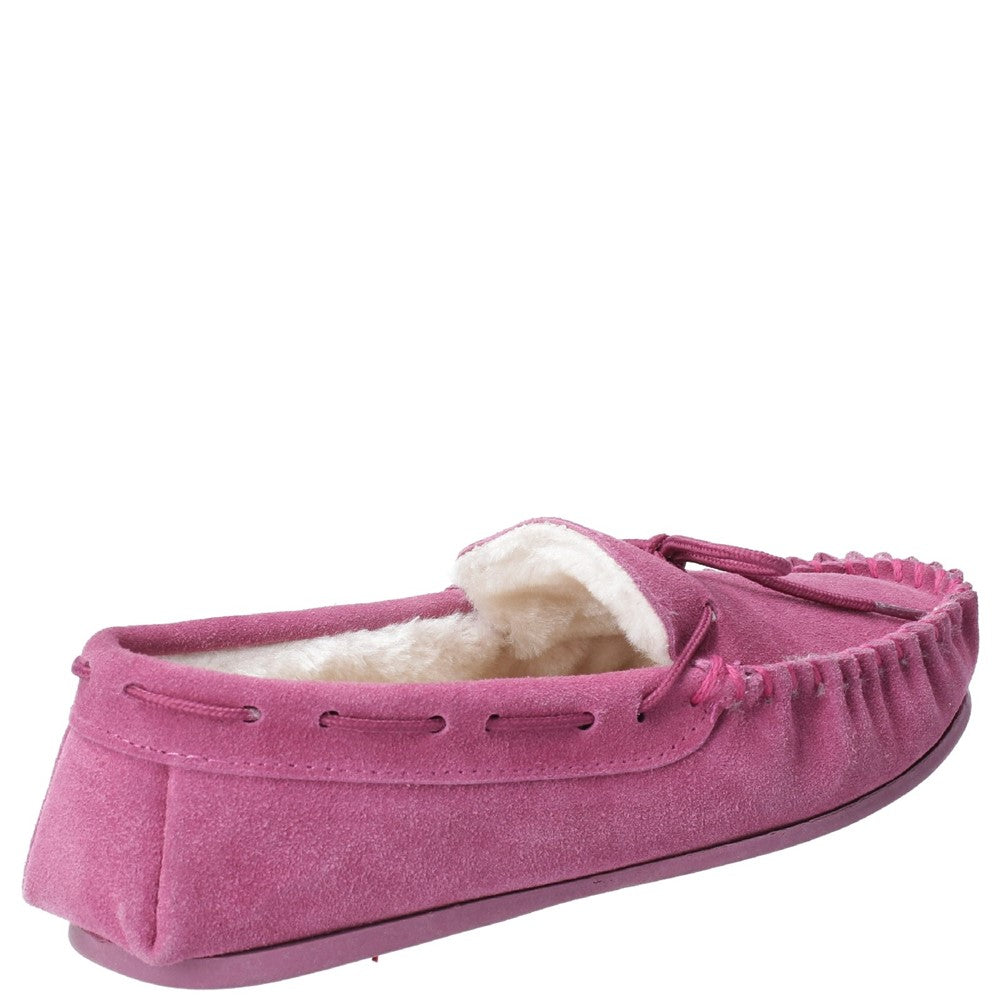 Classic Ladies Slippers Pink Hush Puppies Allie Slipper