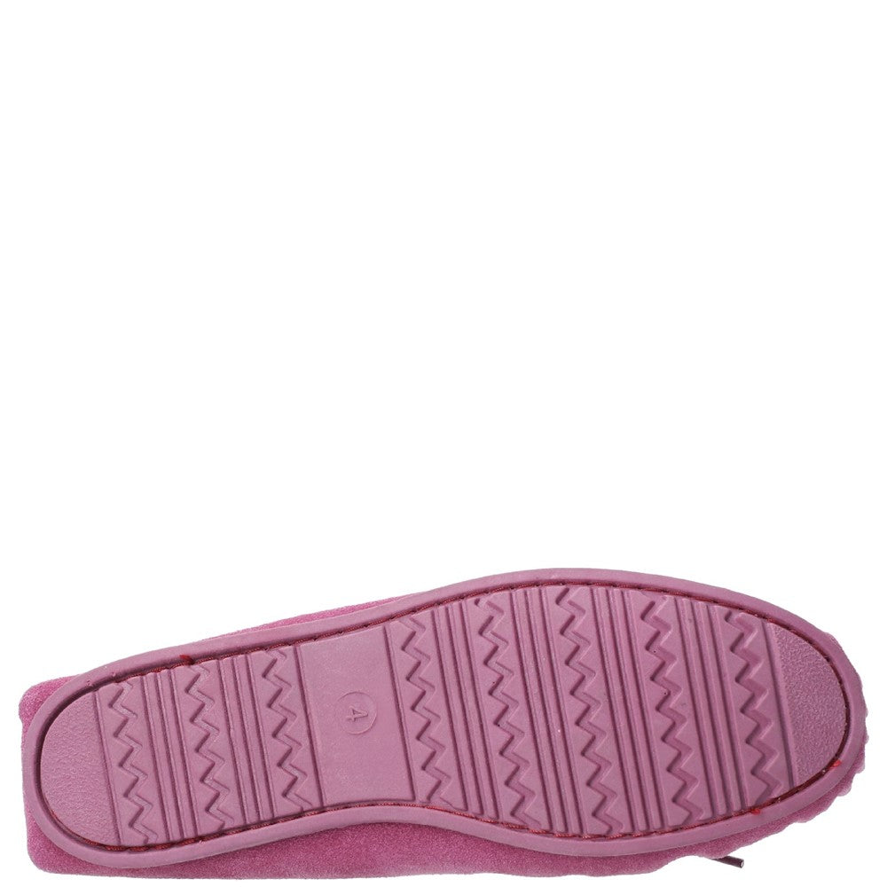 Classic Ladies Slippers Pink Hush Puppies Allie Slipper