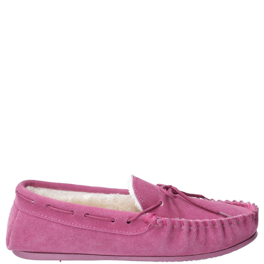 Classic Ladies Slippers Pink Hush Puppies Allie Slipper