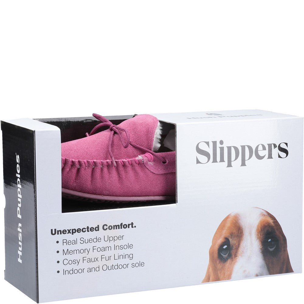 Classic Ladies Slippers Pink Hush Puppies Allie Slipper