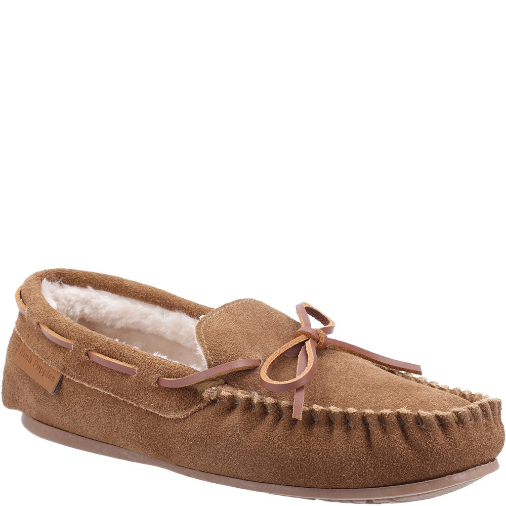 Classic Ladies Slippers Tan Hush Puppies Allie Slipper