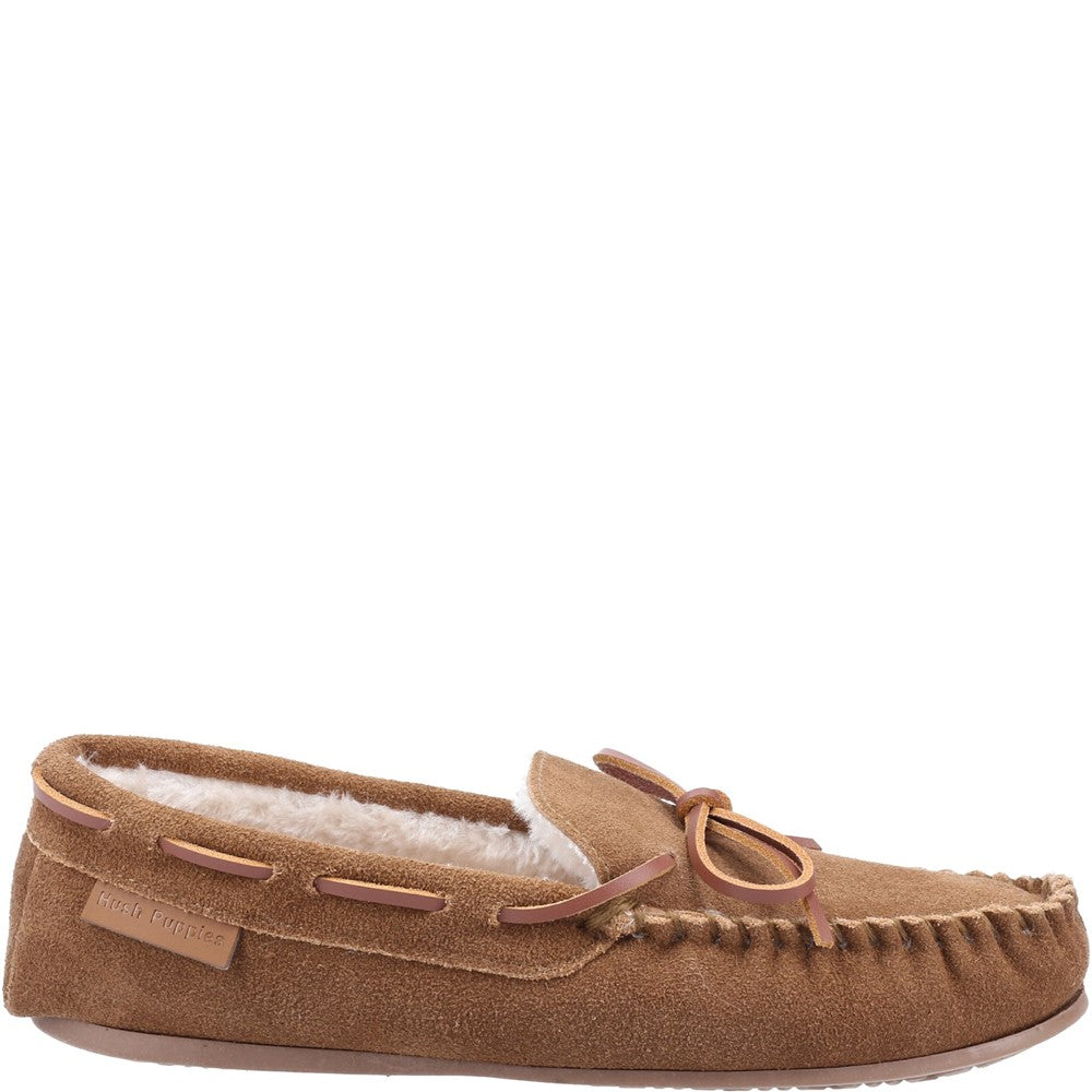 Classic Ladies Slippers Tan Hush Puppies Allie Slipper