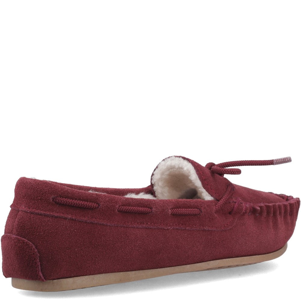 Classic Ladies Slippers Bordo Hush Puppies Allie Slipper