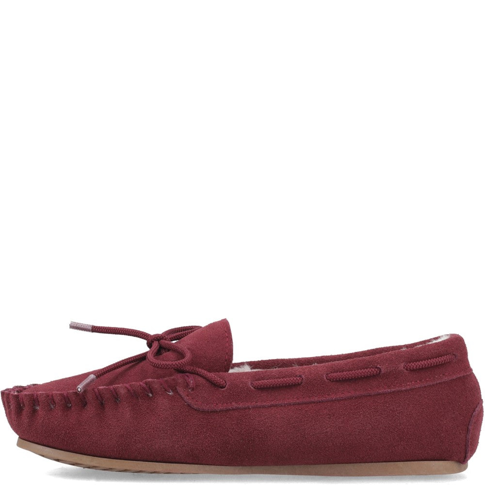 Classic Ladies Slippers Bordo Hush Puppies Allie Slipper