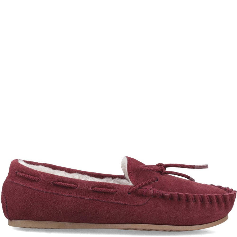 Classic Ladies Slippers Bordo Hush Puppies Allie Slipper