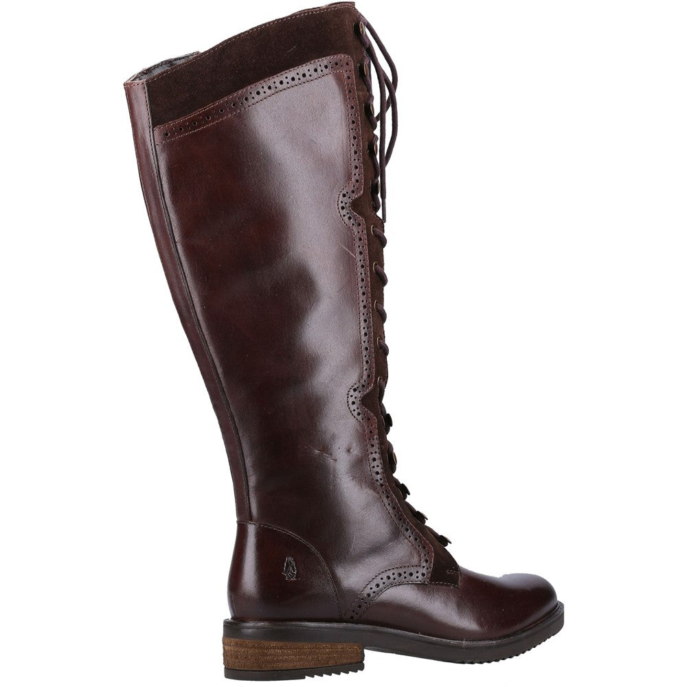 Ladies Long Boots Brown Hush Puppies Rudy Long Boot