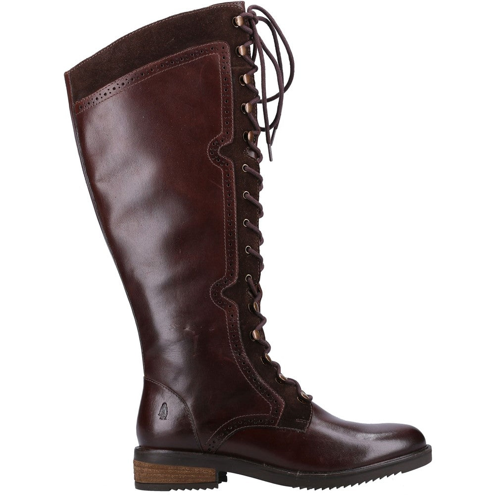 Ladies Long Boots Brown Hush Puppies Rudy Long Boot