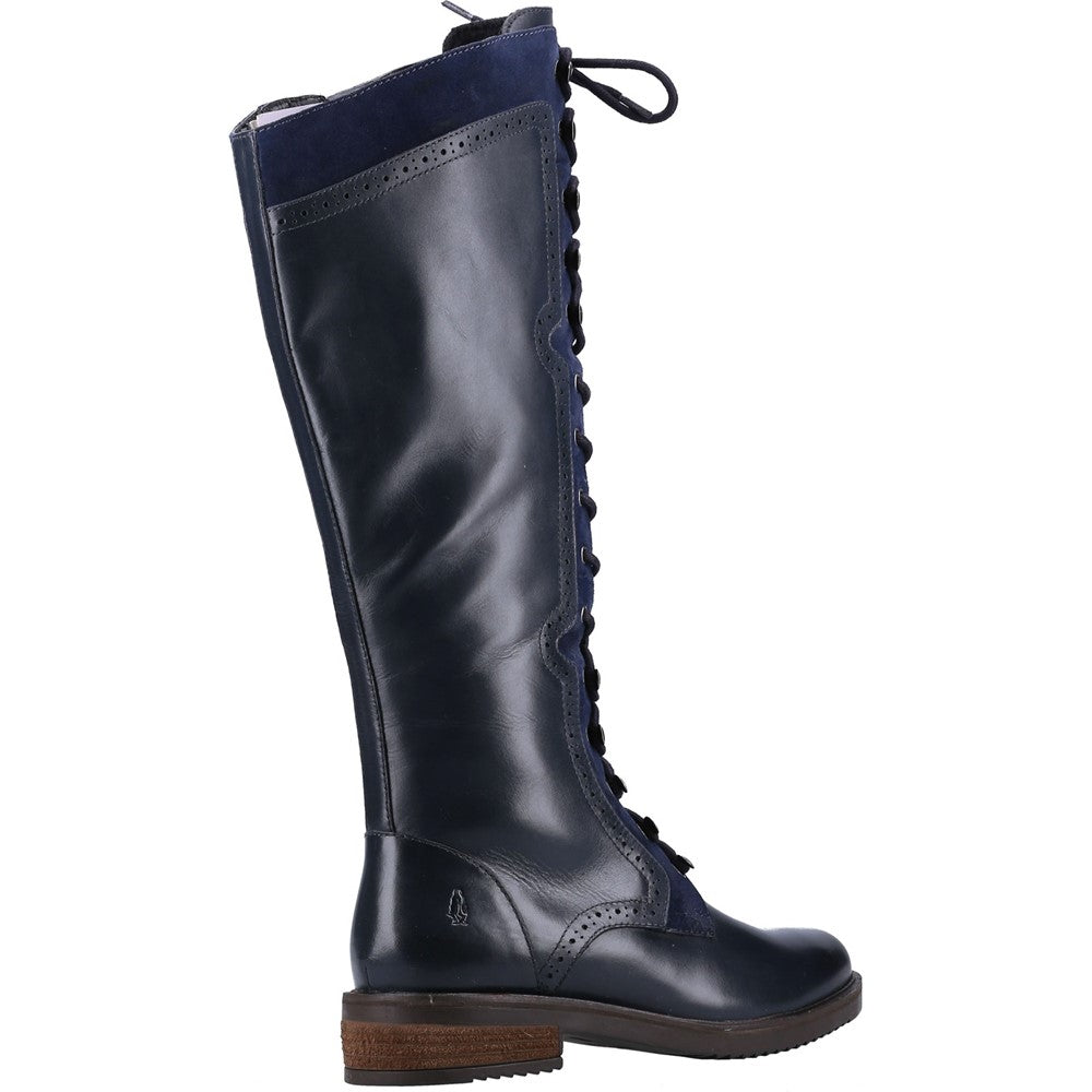 Ladies Long Boots Navy Hush Puppies Rudy Long Boot