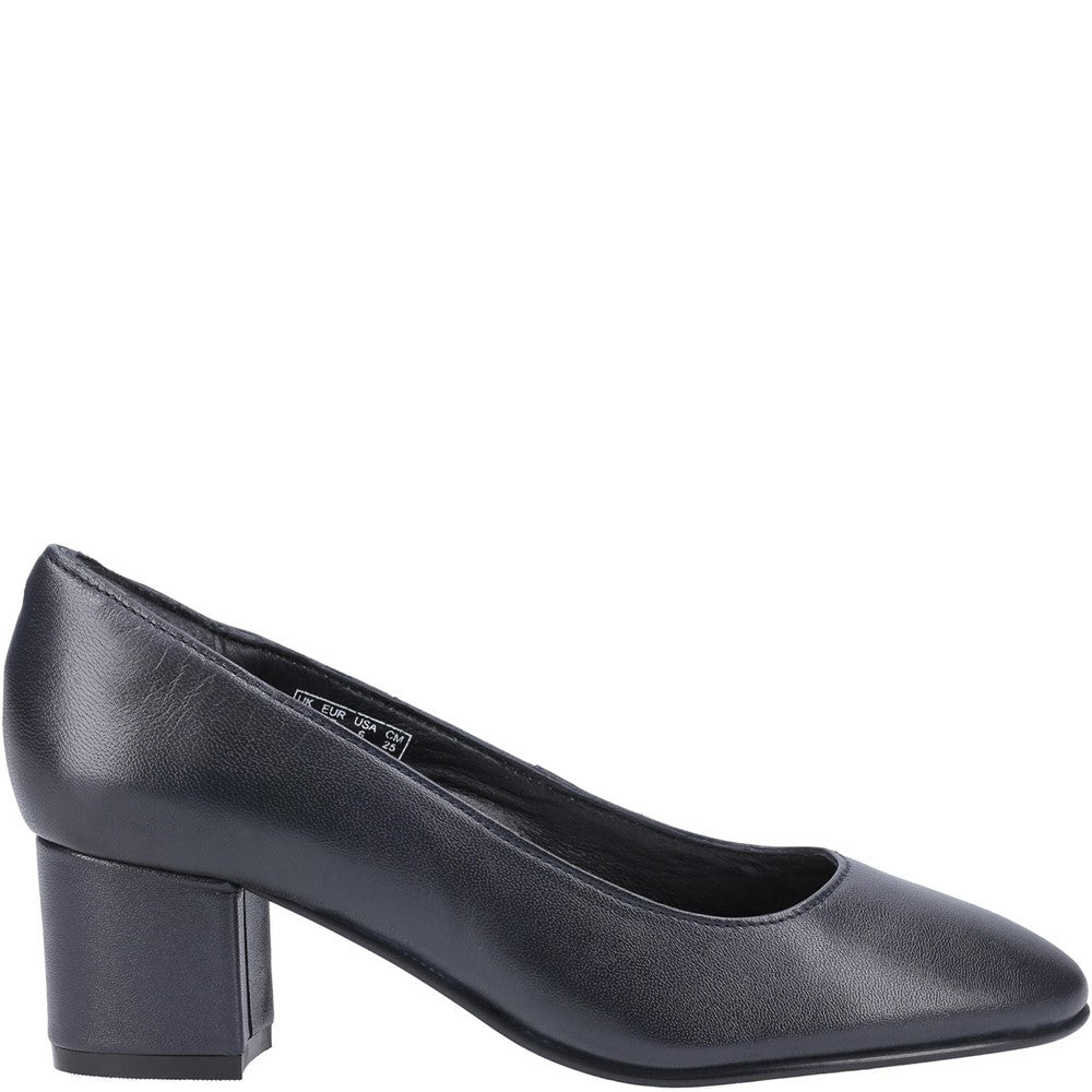 Court Ladies Shoes Navy Hush Puppies Anna Court Shoe