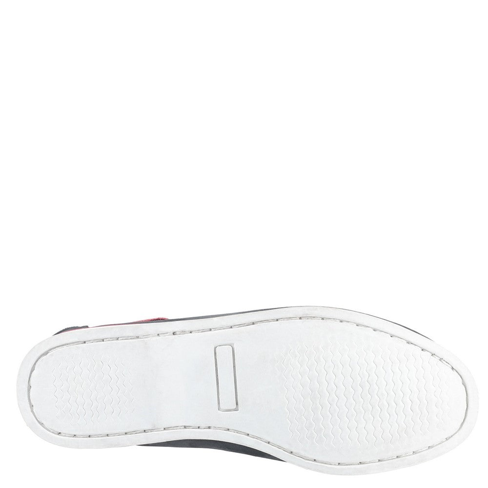 Slip On Ladies Shoes Pink Hush Puppies Hattie Boat Shoe