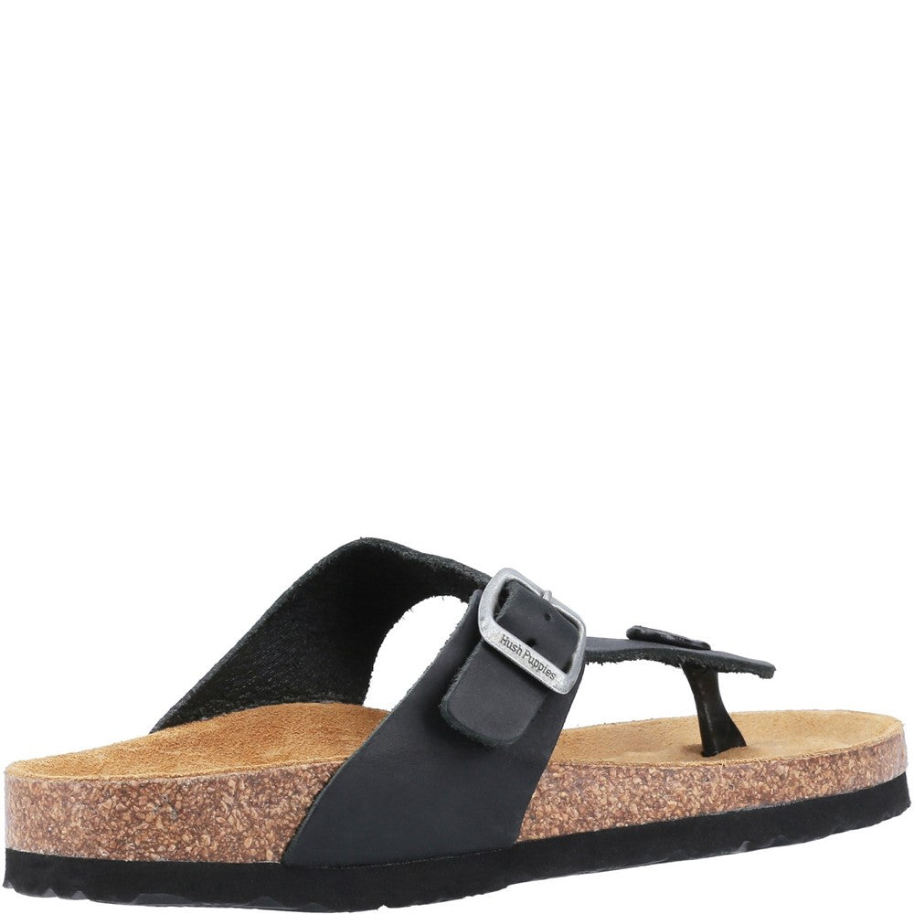 Sandal Ladies Summer Black Hush Puppies Kayla Sandal