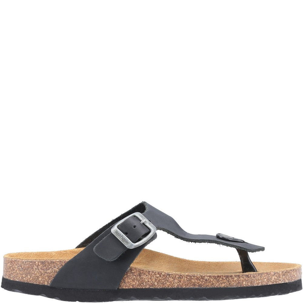 Sandal Ladies Summer Black Hush Puppies Kayla Sandal