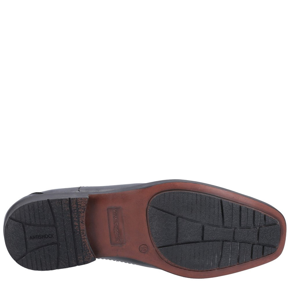 Mens Formal Slip On Shoes Black Hush Puppies Brody Shoe