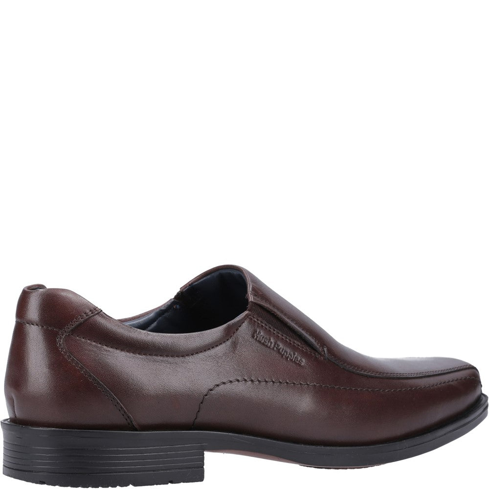 Mens Formal Slip On Shoes Brown Hush Puppies Brody Shoe