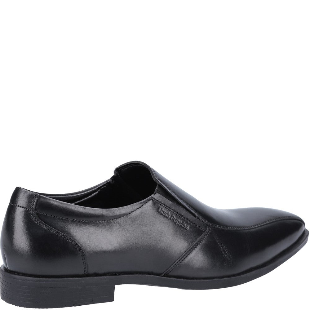Mens Formal Lace Up Shoes Black Hush Puppies Ellis School Shoe