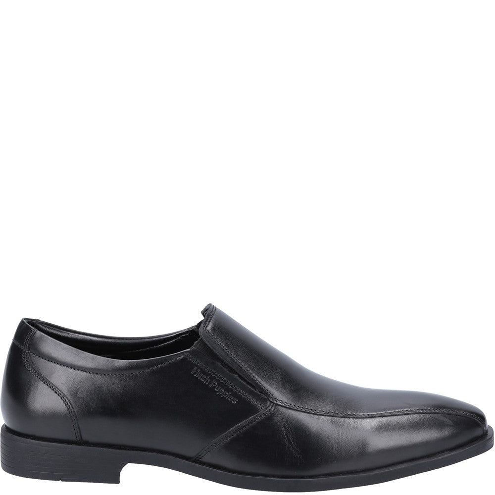 Mens Formal Lace Up Shoes Black Hush Puppies Ellis School Shoe