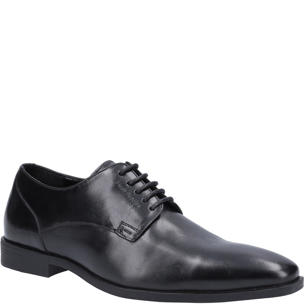 Mens Formal Lace Up Shoes Black Hush Puppies Ezra School Shoe