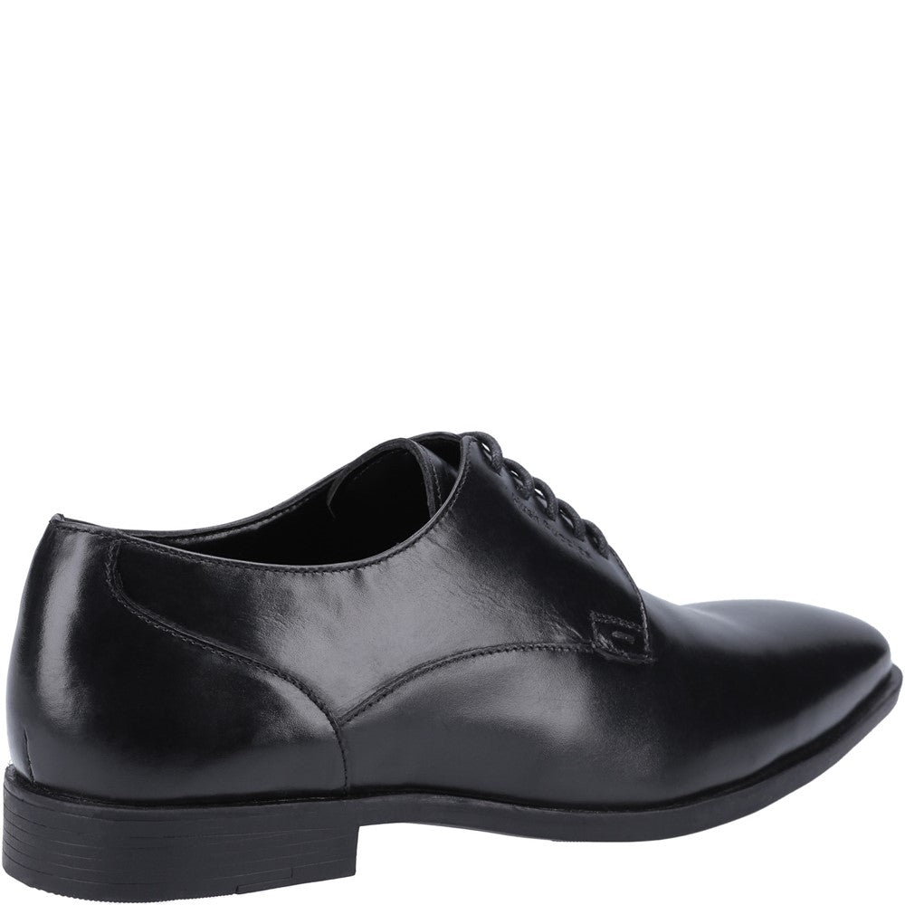 Mens Formal Lace Up Shoes Black Hush Puppies Ezra School Shoe