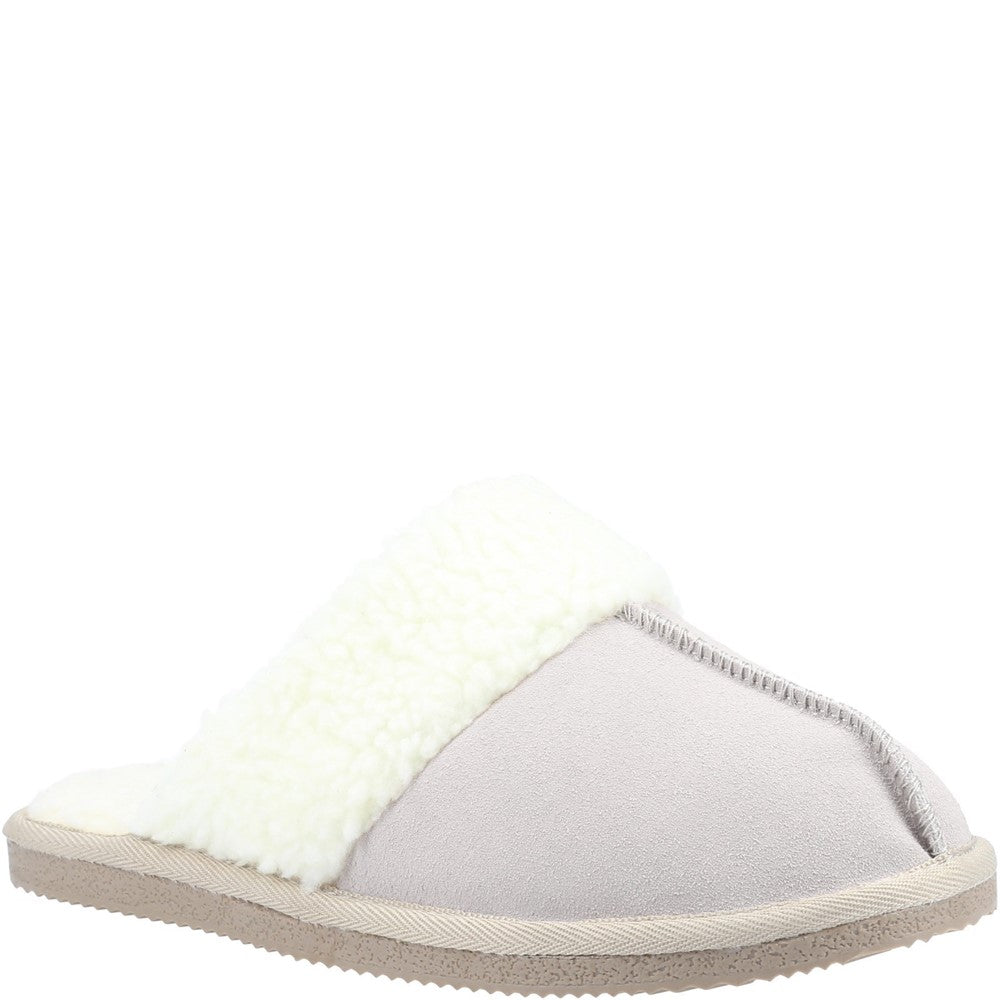 Classic Ladies Slippers Beige Hush Puppies Arianna Mule Slippers