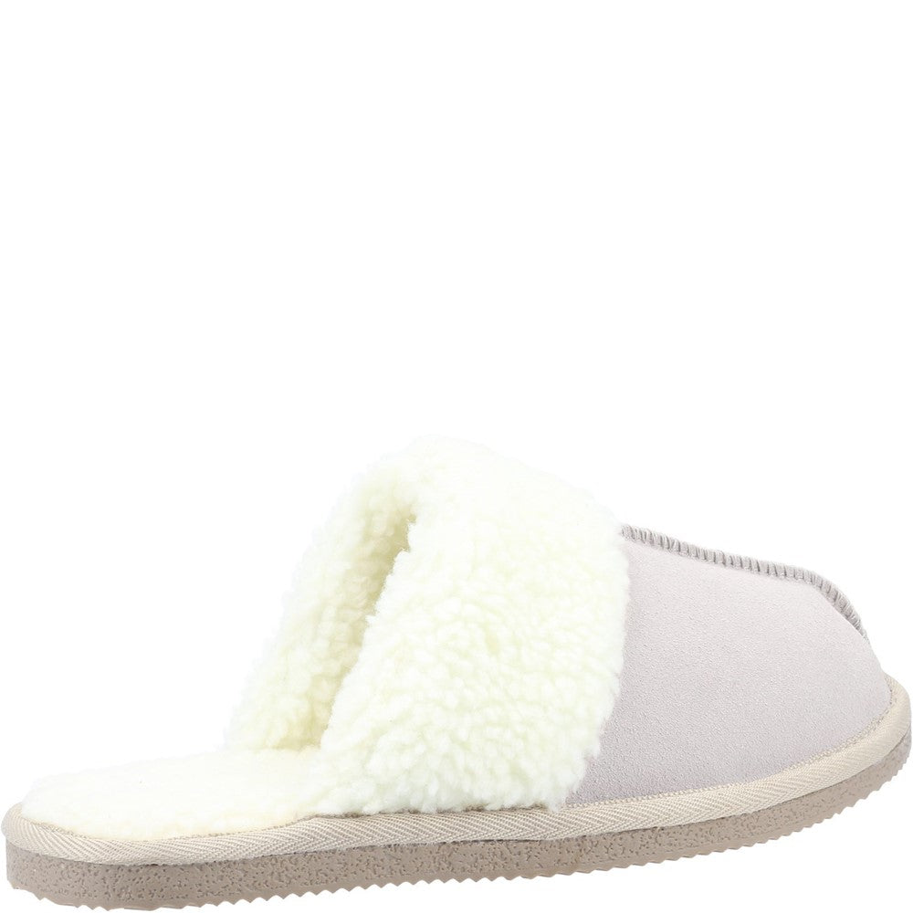Classic Ladies Slippers Beige Hush Puppies Arianna Mule Slippers
