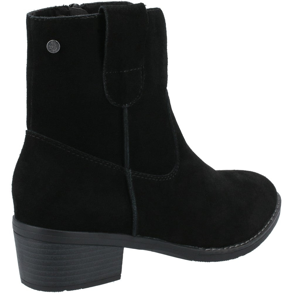 Ladies Ankle Boots Black Hush Puppies Iva Ladies Ankle Boots