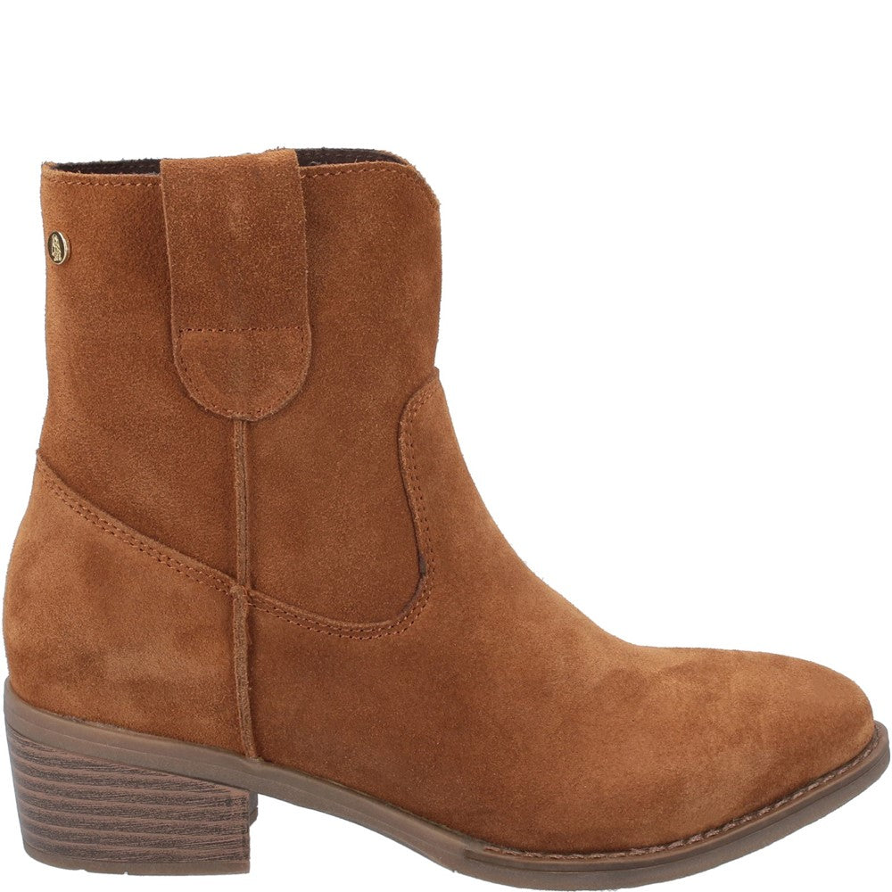 Ladies Ankle Boots Tan Hush Puppies Iva Ladies Ankle Boots