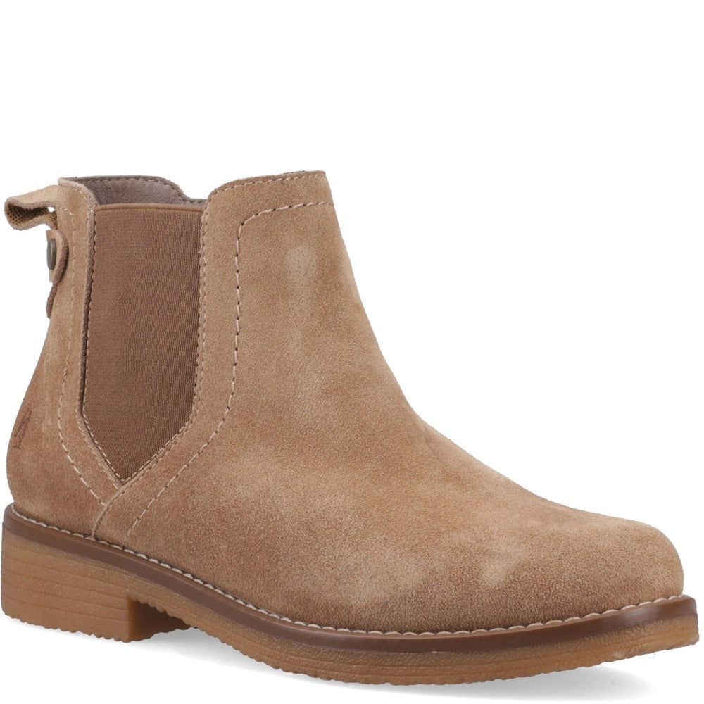Ladies Ankle Boots Light Tan Hush Puppies Maddy Ladies Ankle Boots