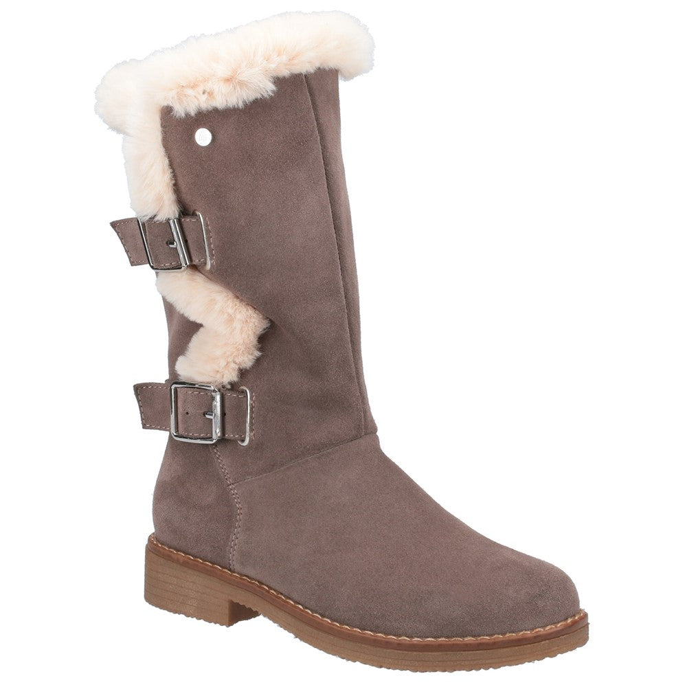 Ladies Mid Boot Grey Hush Puppies Megan Ladies Mid Boots