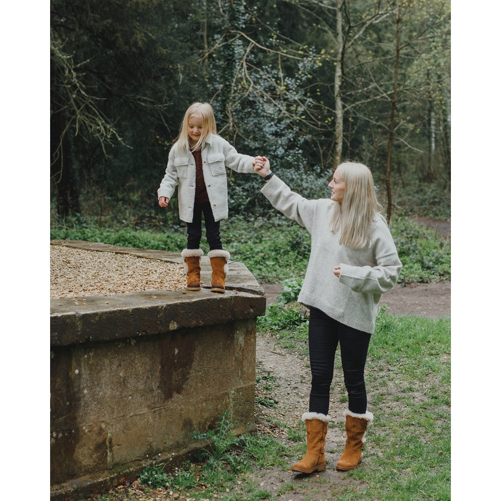 Ladies Mid Boot Tan Hush Puppies Megan Ladies Mid Boots