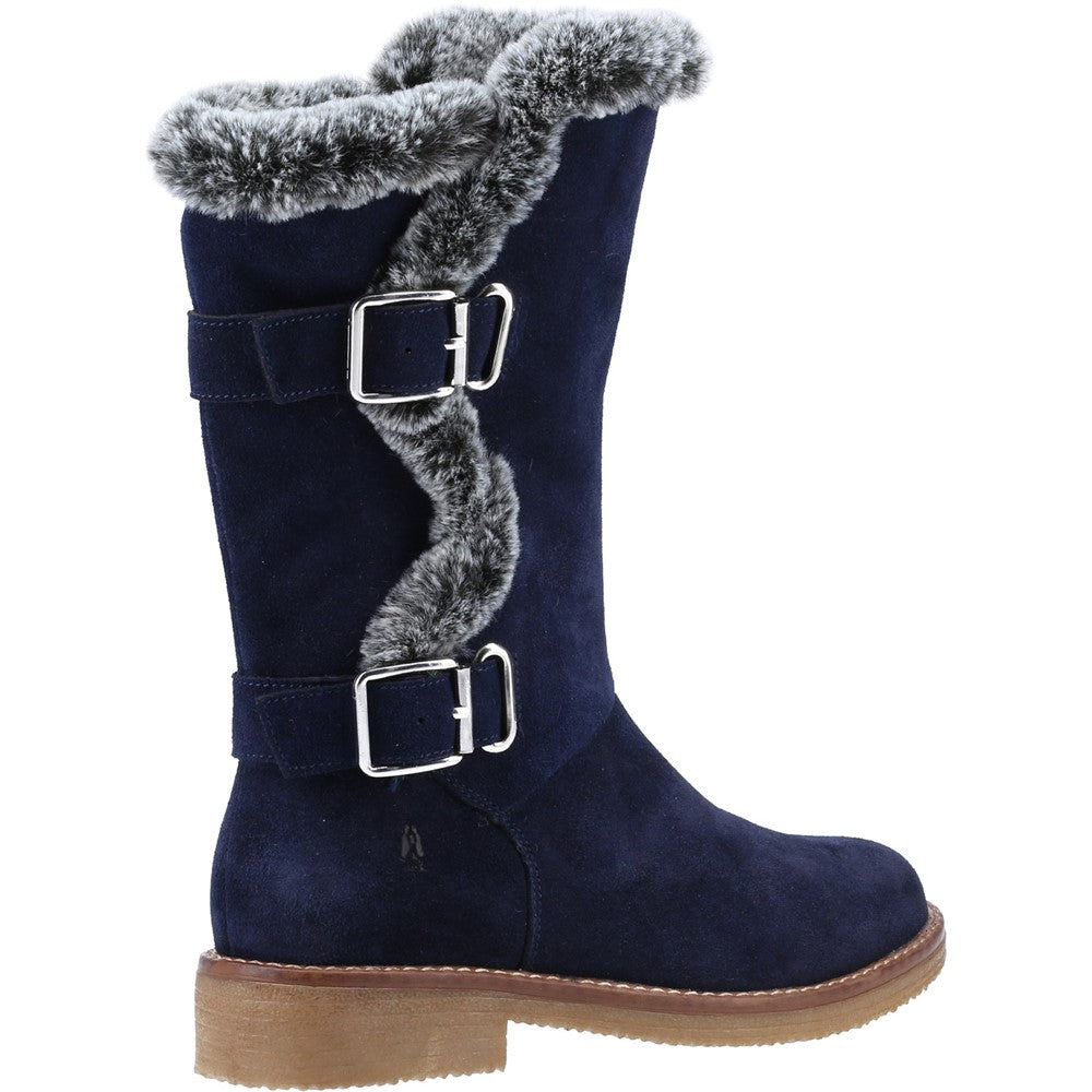 Ladies Mid Boot Navy Hush Puppies Megan Ladies Mid Boots