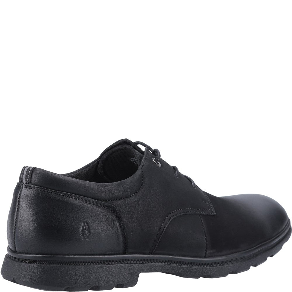 Mens Classic Lace Shoes Black Hush Puppies Trevor Lace Shoes