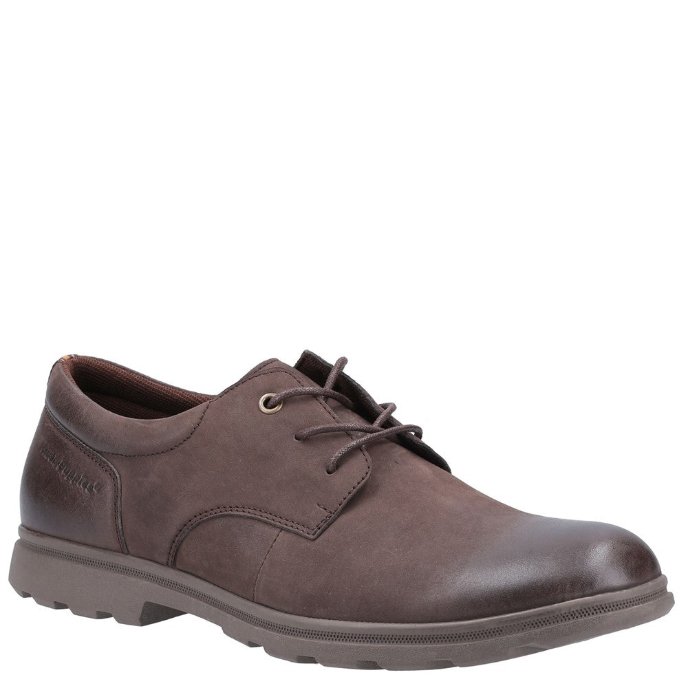 Mens Classic Lace Shoes Brown Hush Puppies Trevor Lace Shoes