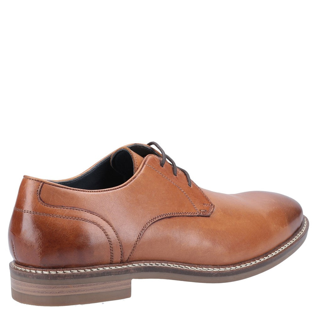 Mens Formal Lace Up Shoes Tan Hush Puppies Brayden Lace Shoes