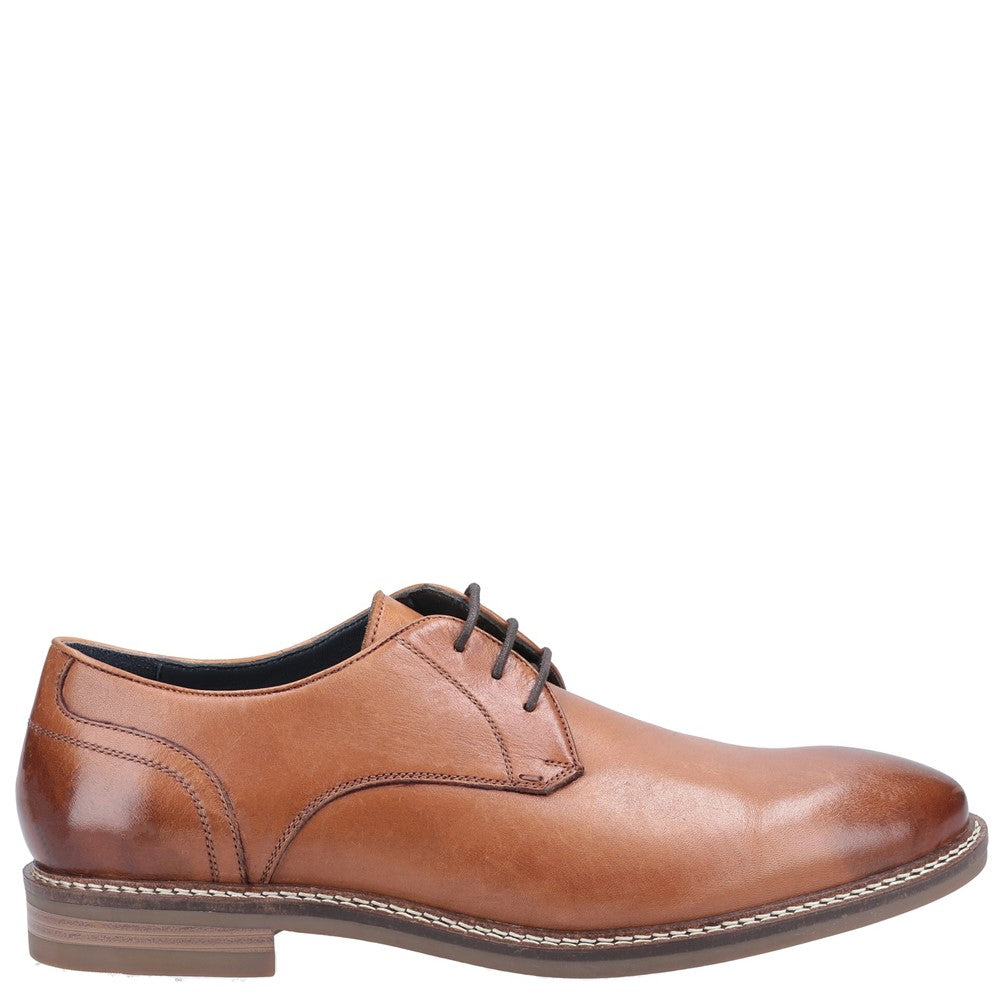 Mens Formal Lace Up Shoes Tan Hush Puppies Brayden Lace Shoes