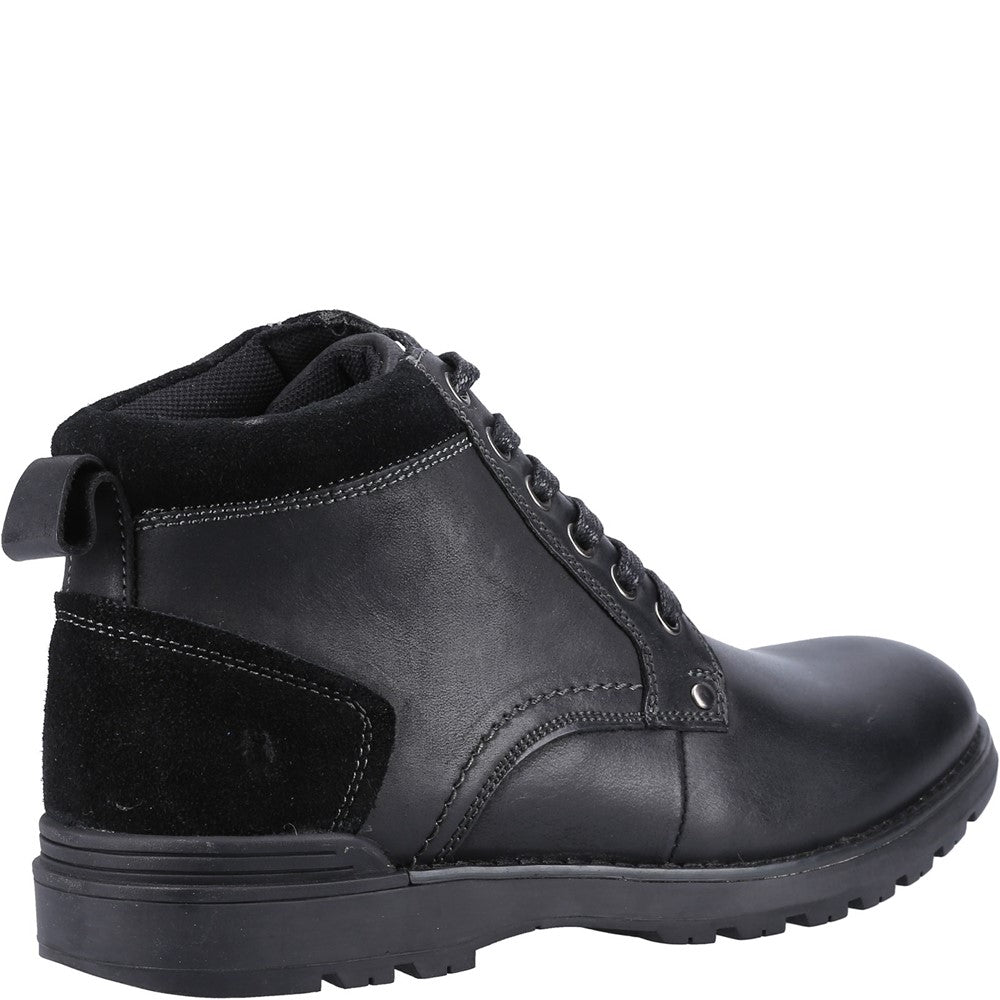 Mens Boots Black Hush Puppies Dean Boot