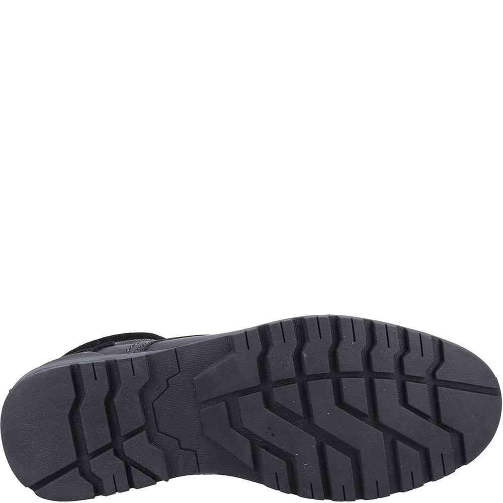 Mens Boots Black Hush Puppies Dean Boot
