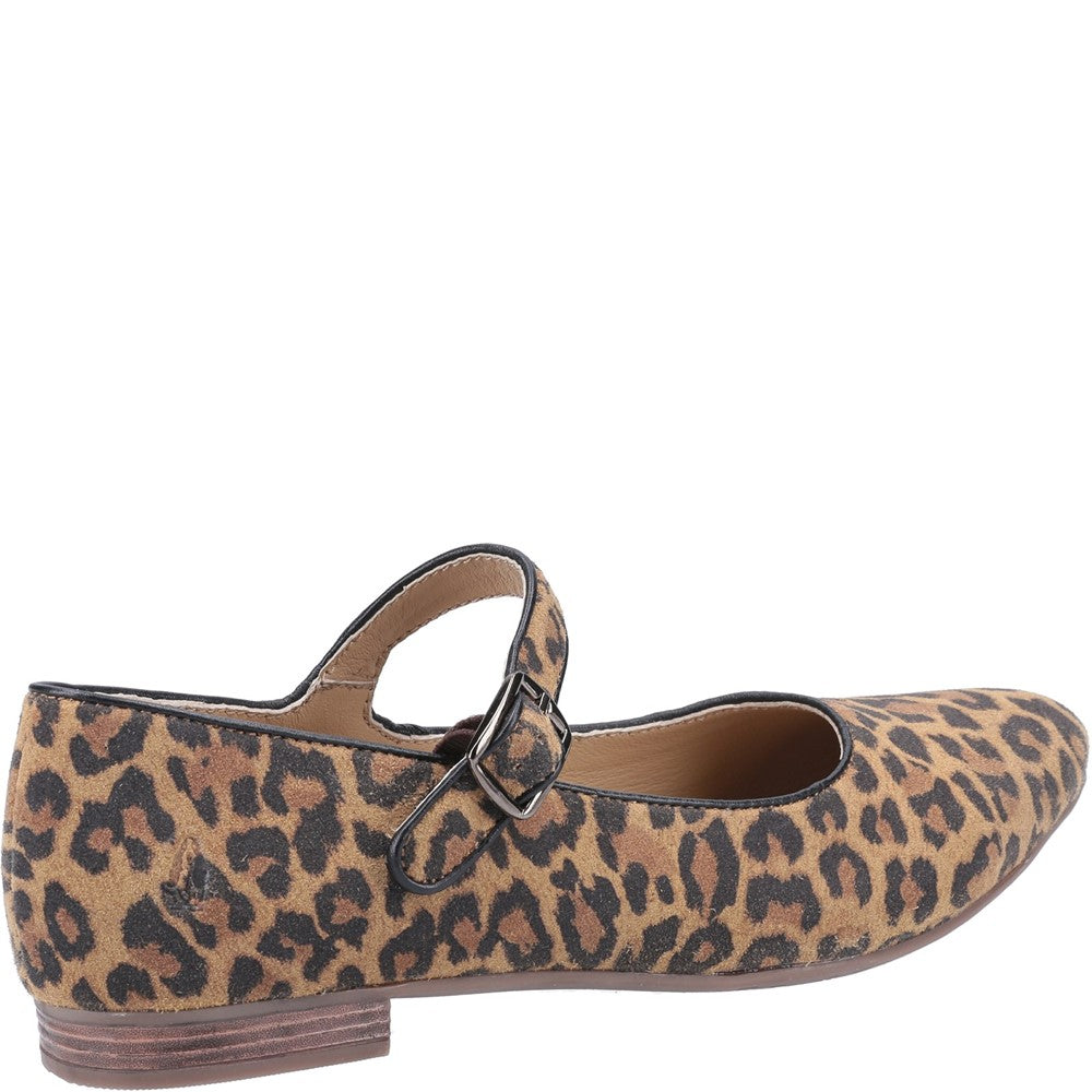 Ballerinas Leopard Print Hush Puppies Melissa Strap Shoe