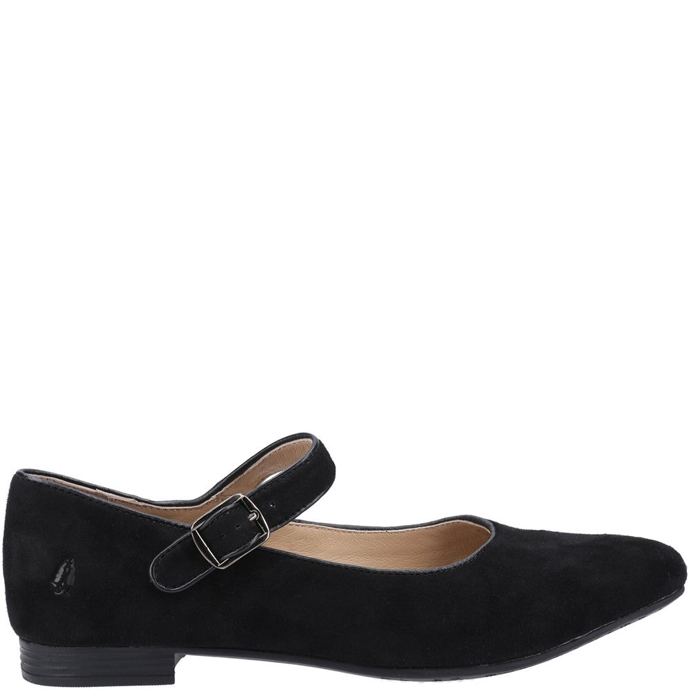 Ballerinas Black Hush Puppies Melissa Strap Shoe