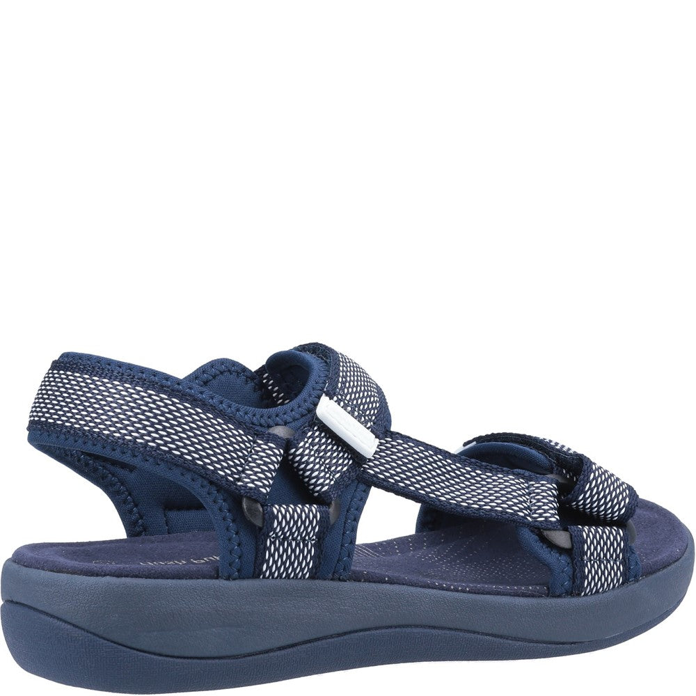 Sandal Ladies Summer Navy Hush Puppies Sara Quarter Strap Sandal