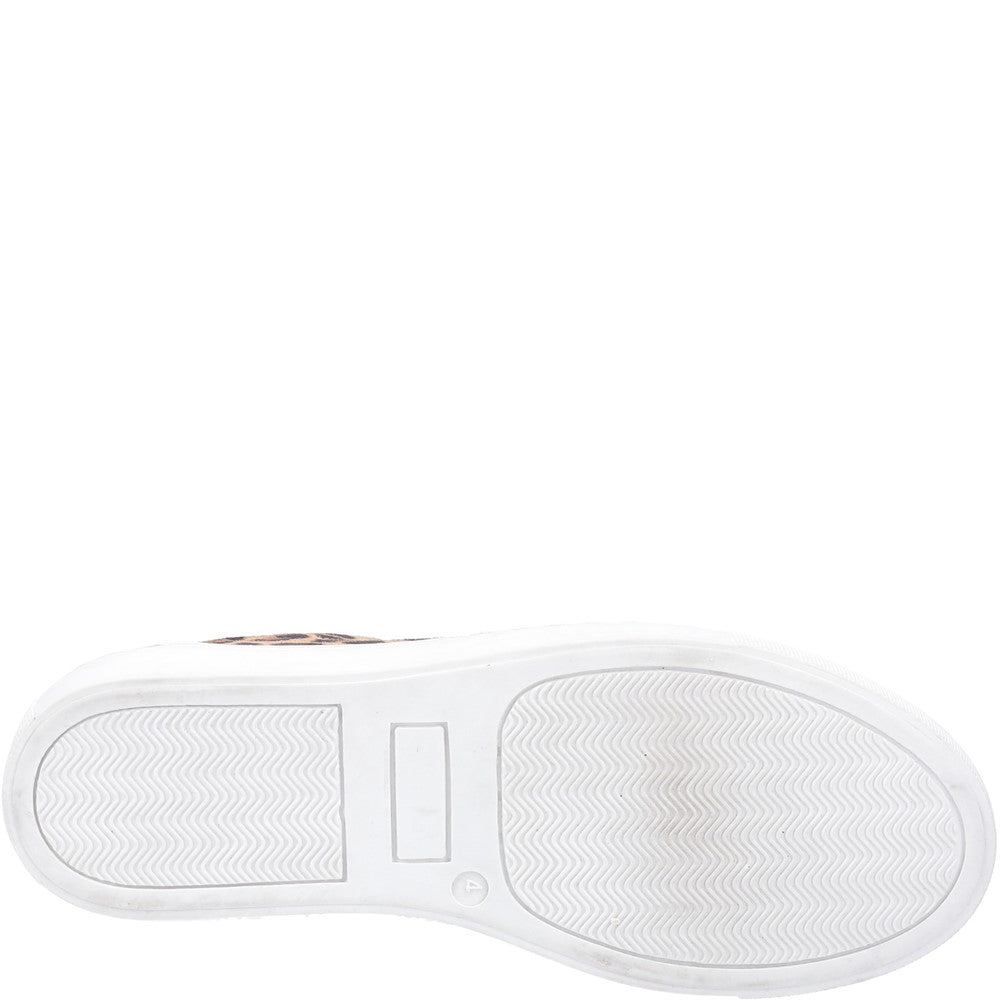 Ladies Sports Leopard Print Hush Puppies Tessa Sneaker