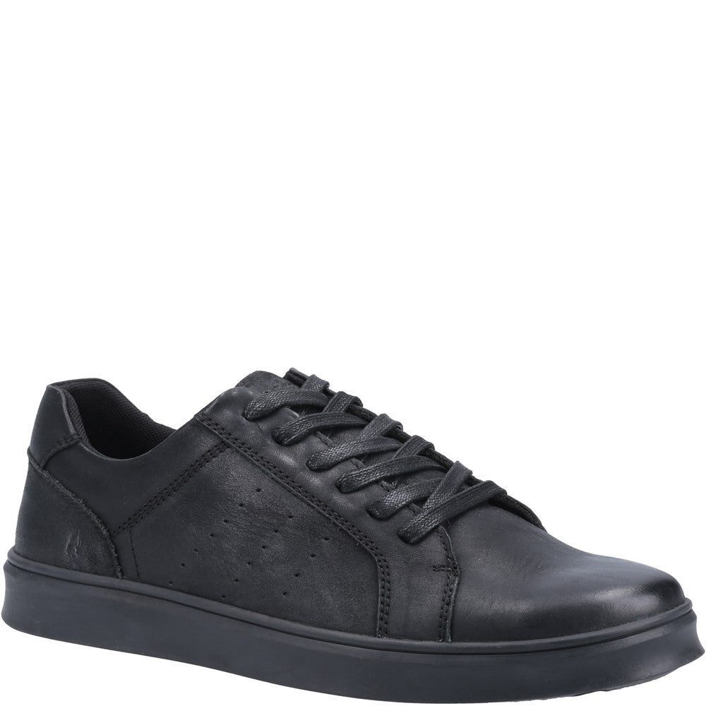 Mens Sports Black Hush Puppies Mason Lace Shoes