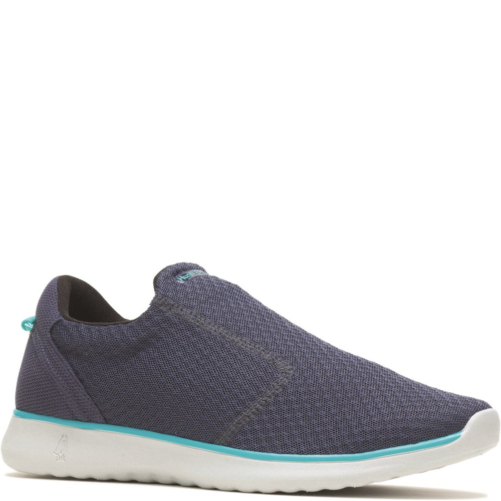 Mens Sports Navy Hush Puppies Good Shoe Slip On
