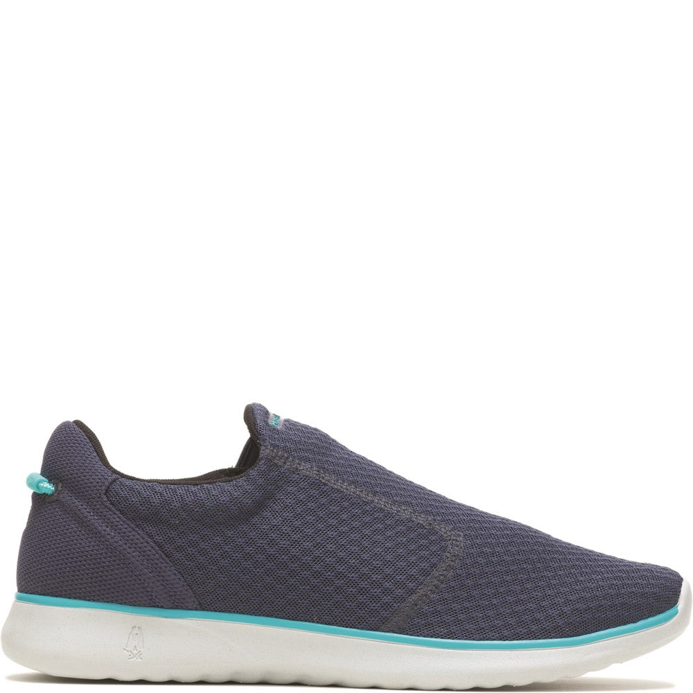 Mens Sports Navy Hush Puppies Good Shoe Slip On
