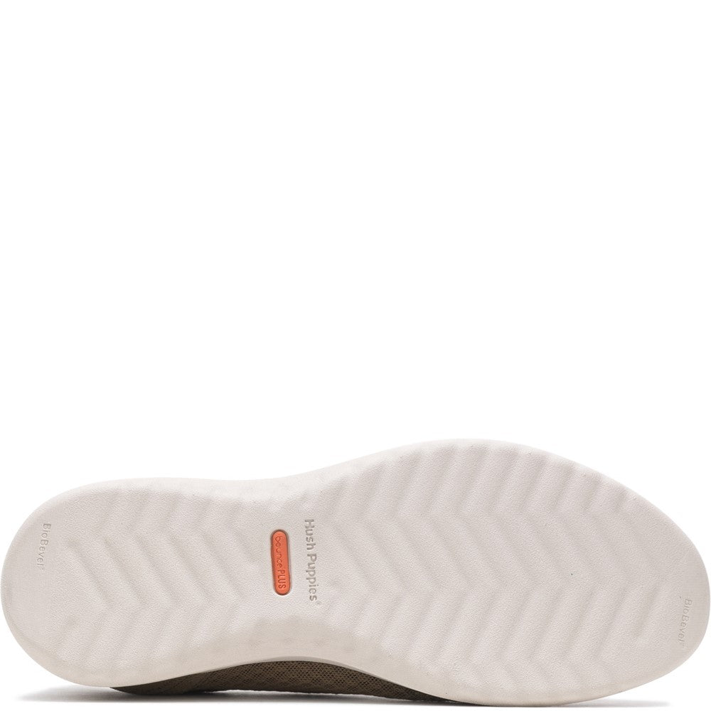Mens Sports Olive Hush Puppies Good Shoe Slip On