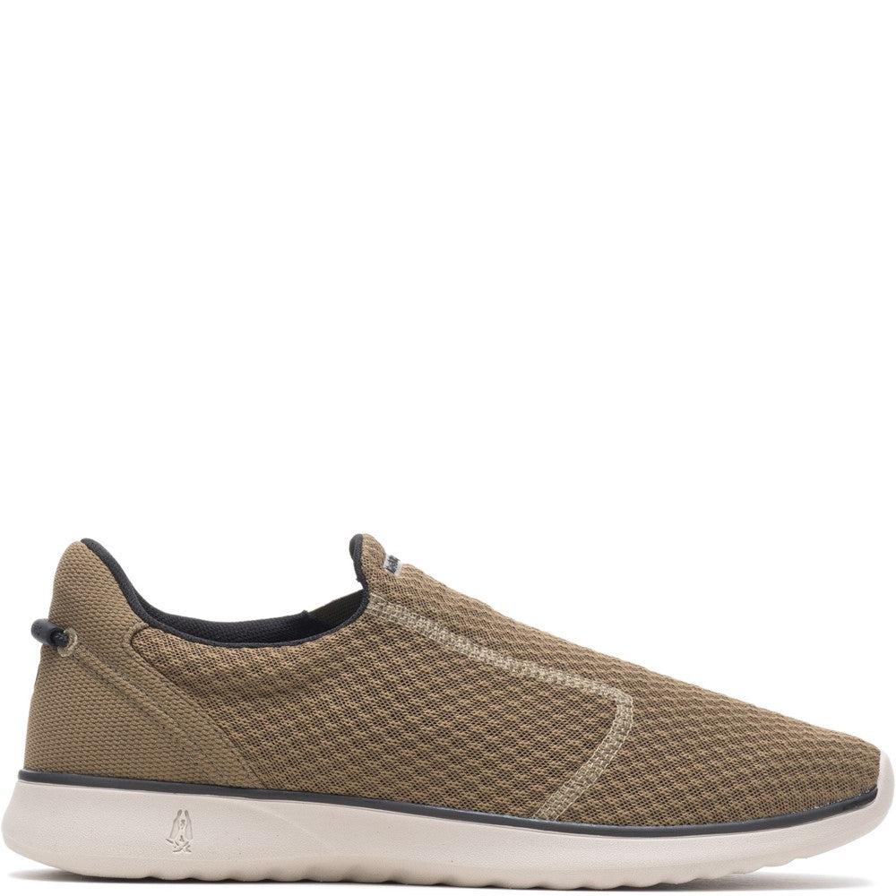 Mens Sports Olive Hush Puppies Good Shoe Slip On