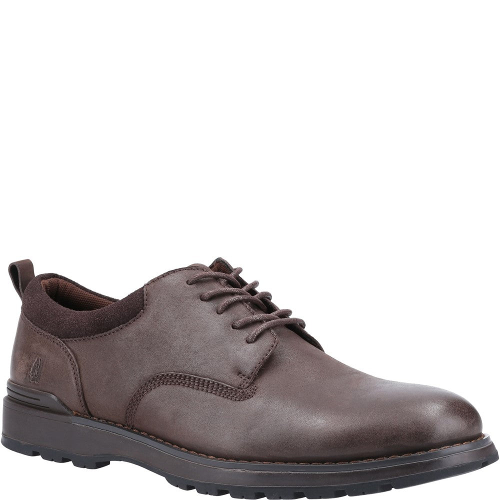 Mens Classic Lace Shoes Brown Hush Puppies Dylan Lace Shoes