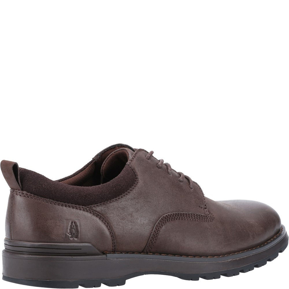 Mens Classic Lace Shoes Brown Hush Puppies Dylan Lace Shoes