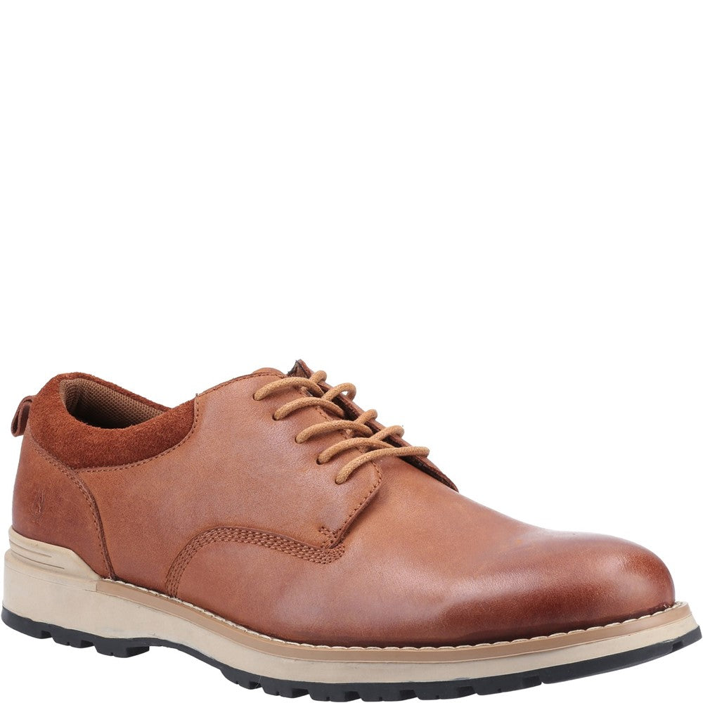 Mens Classic Lace Shoes Tan Hush Puppies Dylan Lace Shoes