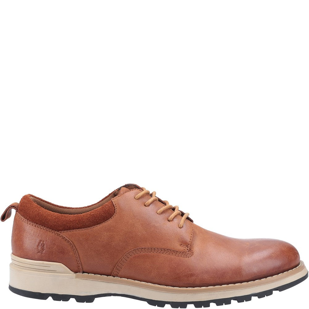 Mens Classic Lace Shoes Tan Hush Puppies Dylan Lace Shoes